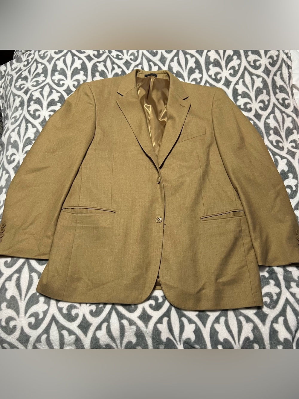 Andrew Fezza Signature Collection Tan Sport Coat Size 42R